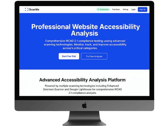 ScanMeSite Screenshot